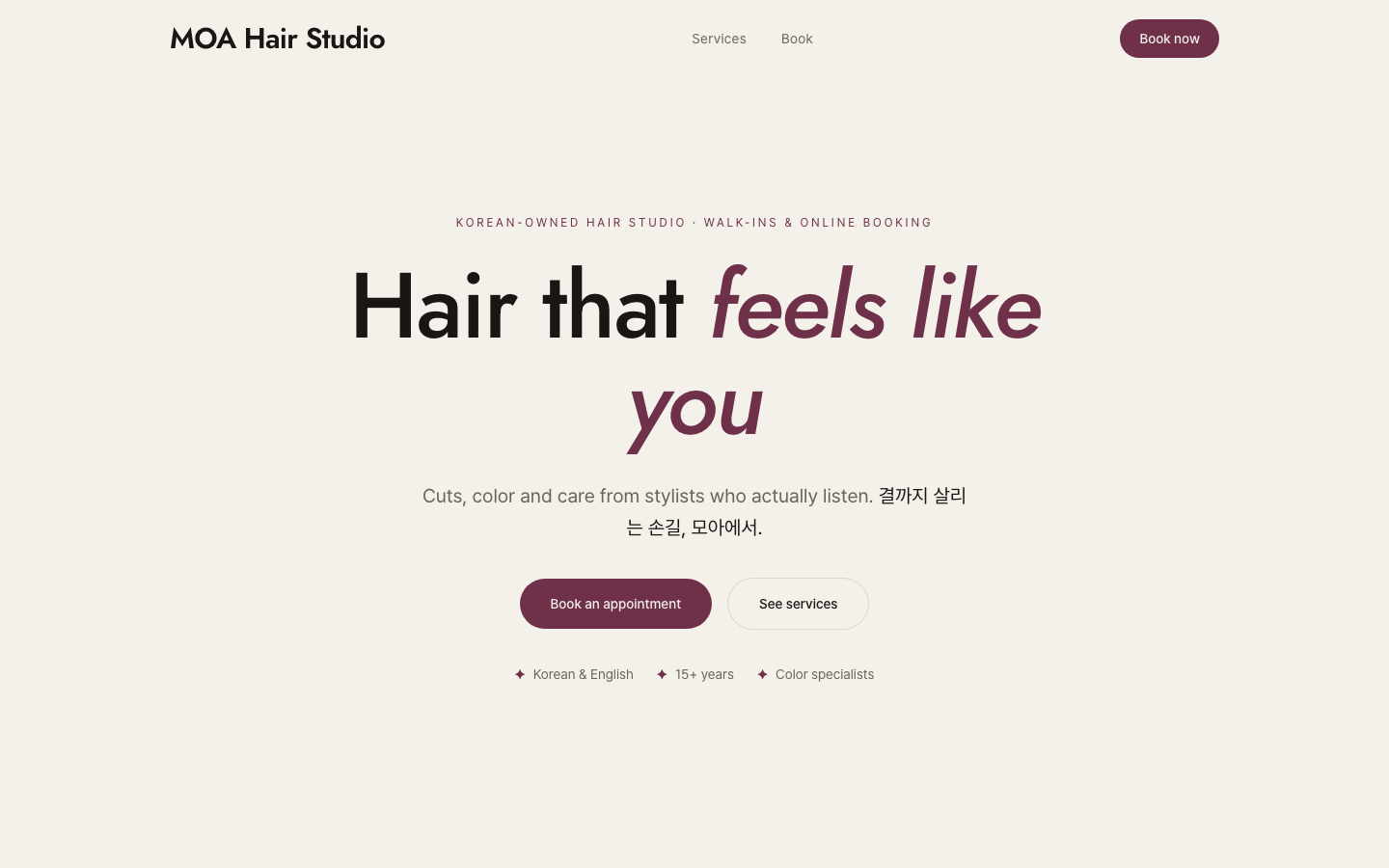 MOA Hair Studio